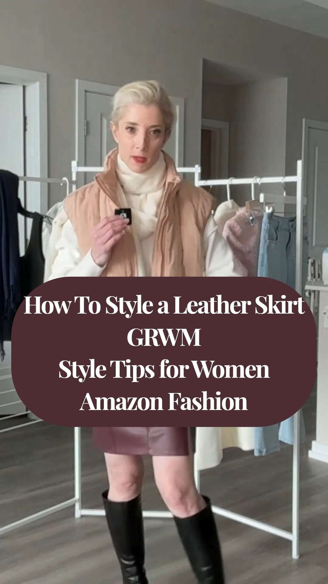 How To Style a Leather Skirt
GRWM Style Tips for Women
Amazon Fashion 
Petite friendly !

#LTKgrwm #LTKPetite #LTKGiftGuide
