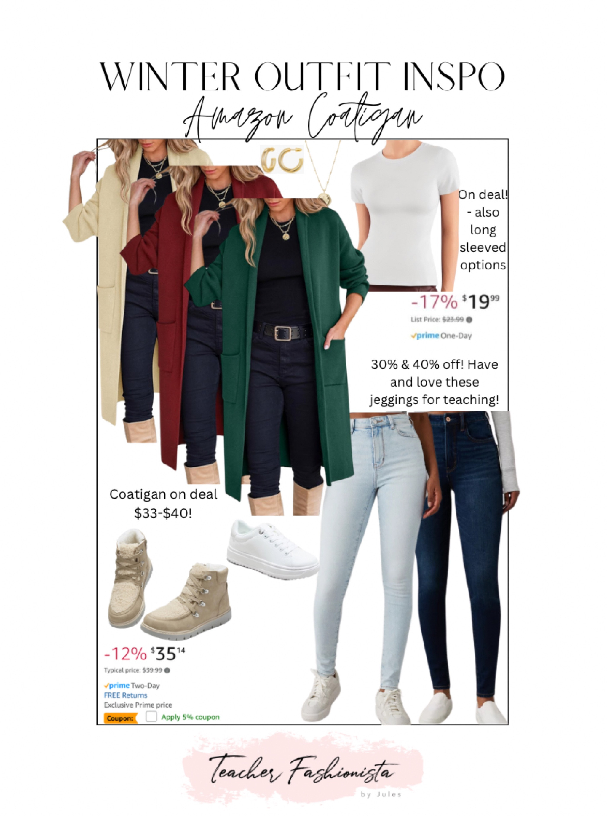 Amazon winter outfit idea for the holiday get togethers, around town, or traveling!

The Amazon coatigan is comfortable and chic! Pair with these skinny jeans that are 30% & 40% off!!

#ltksalealert #ltkworkwear #ltkover40

#LTKTravel #LTKHoliday #LTKStyleTip
