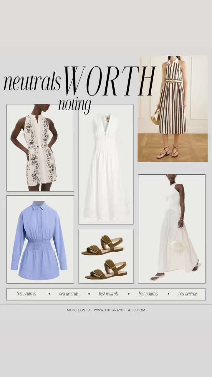 If I were to restart my wardrobe, these are pieces I'd consider. Sharing a roundup of my favorite neutrals worth noting. From dresses, sandals, accessories, and more. 

 #LTKgrwm #LTKootd #LTKWorkwear