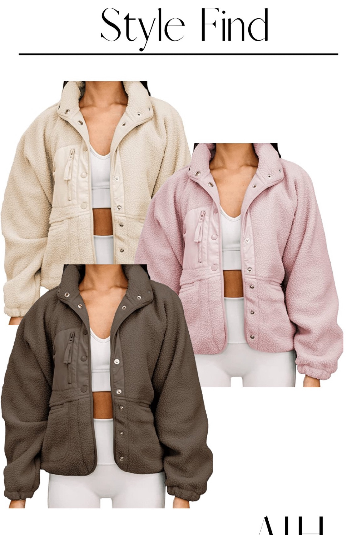 Amazon fashion Womens sherpa cropped jacket casual style 

#LTKunder50 #LTKstyletip #LTKSeasonal