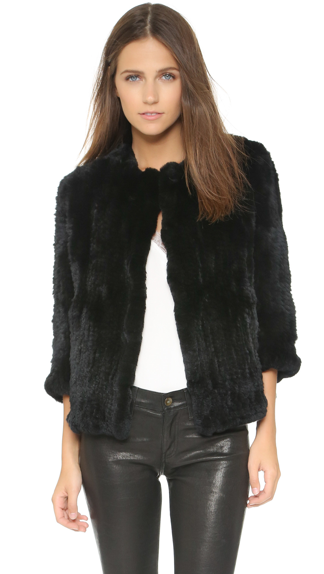 Rabbit Fur Jacket | Shopbop