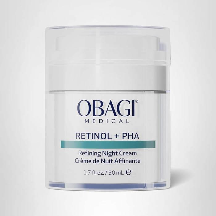 Obagi Medical Retinol + PHA Refining Night Cream - Clinically Proven, Dual-Action, Overnight Anti... | Amazon (US)