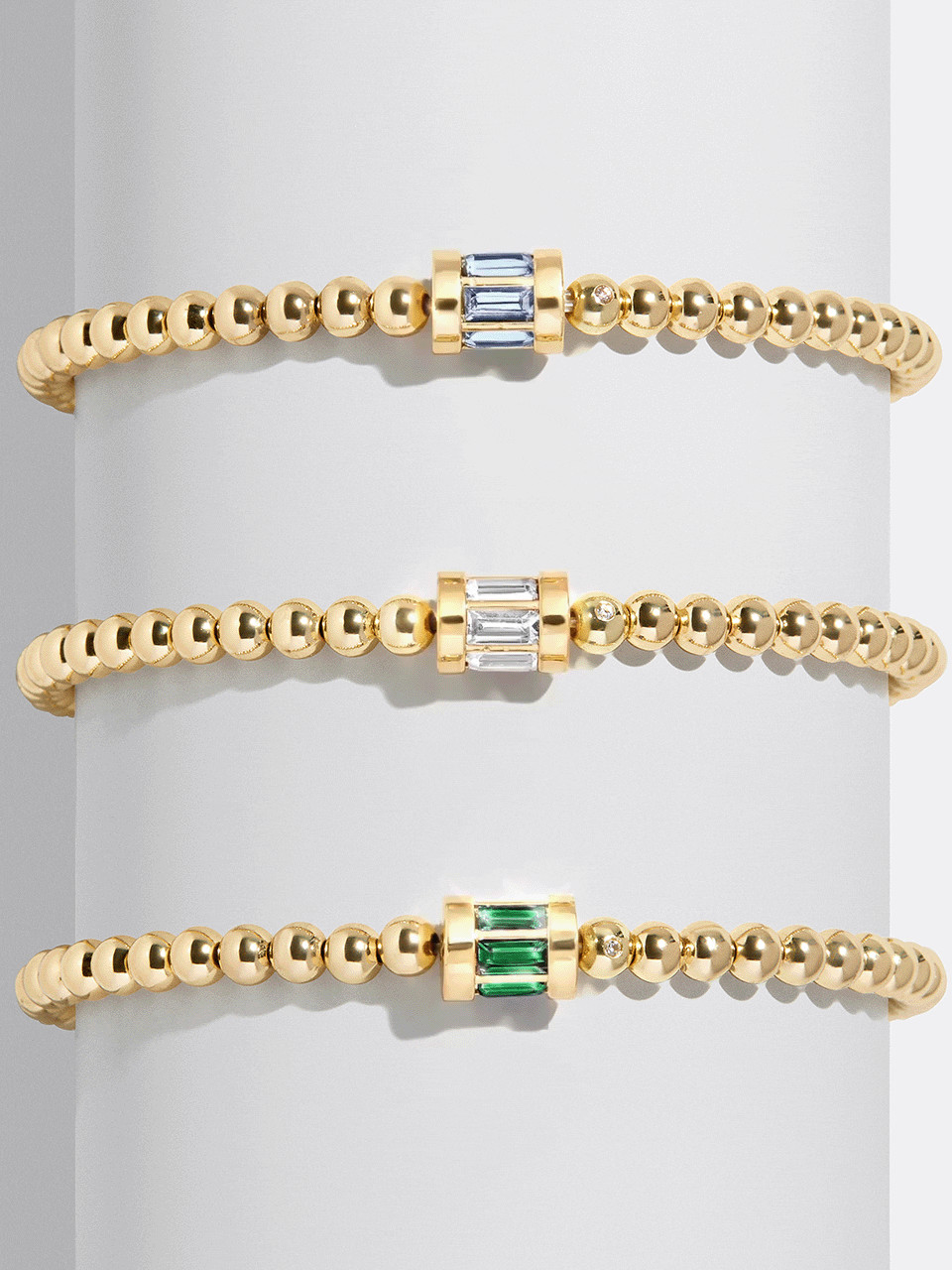 Tatum Birthstone Bracelet - Crystal | BaubleBar