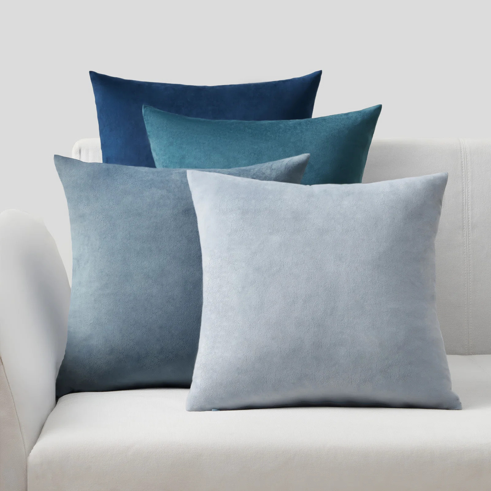 Deconovo Velvet Throw Pillow Covers,Gradient Pillows Decorative Set of 4 & Reviews | Wayfair | Wayfair North America