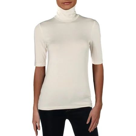 Lauren Ralph Lauren Womens Turtleneck Elbow Sleeves Blouse | Walmart (US)