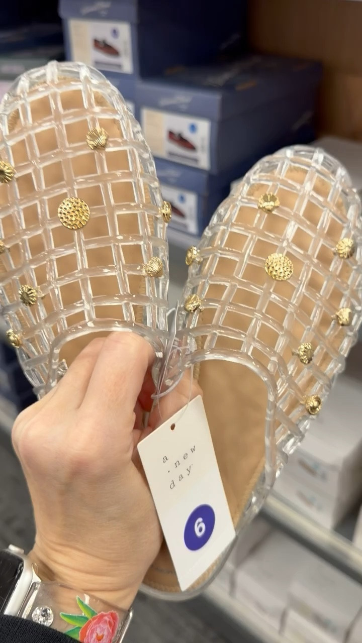 These jelly slides are such a fun little find. The gold details make them feel a bit more elevated, but they’re still perfect for pool days, beach trips, or just easy summer errands.

jelly sandals, summer slides, beach shoes, pool day essentials, casual summer outfit, affordable sandals, vacation style, target finds, SavannahK 

#LTKTravel #LTKSeasonal #LTKootd