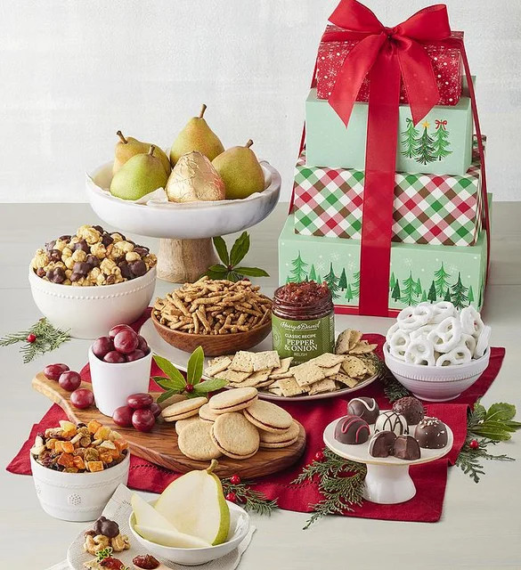Deluxe Holiday David’s Gift Tower | Harry & David