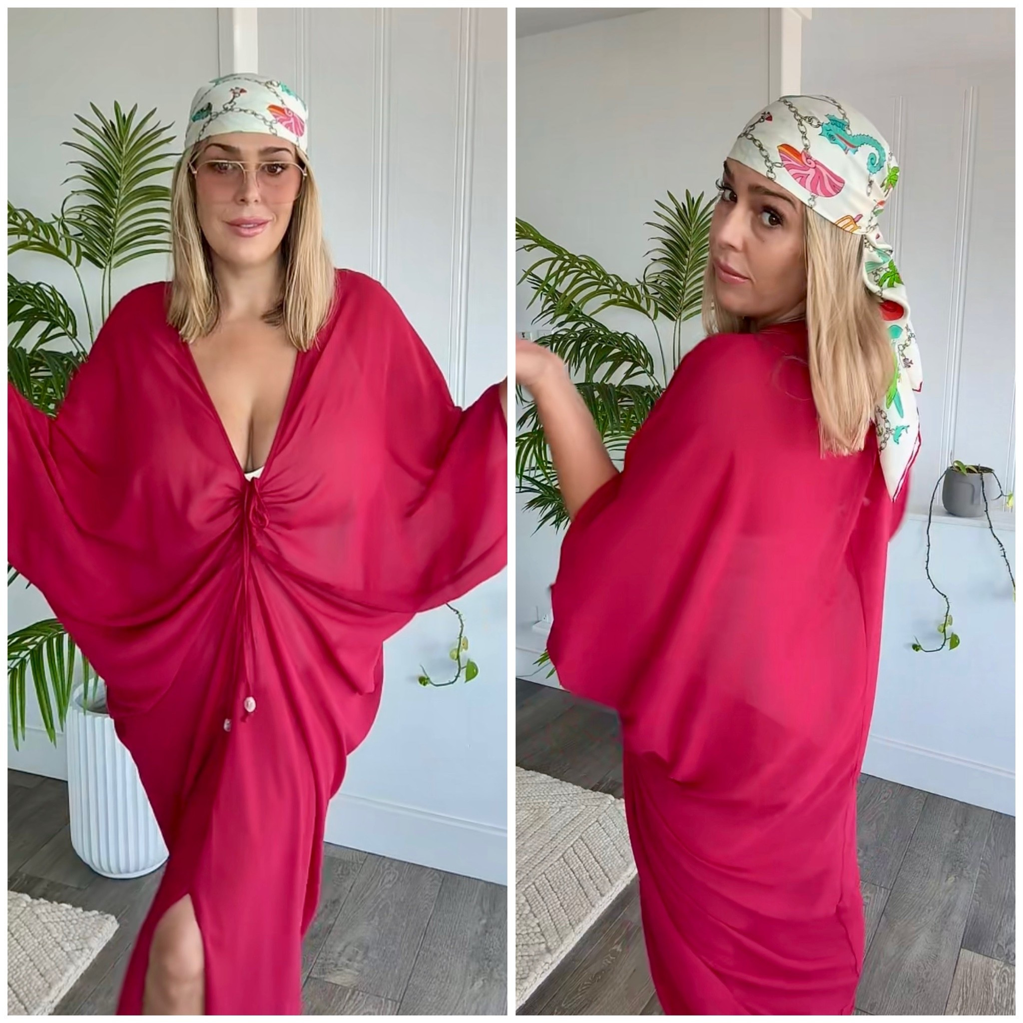 Silk scarf @echo 

#silkscarf #howtotieascarf

#LTKvlog #LTKTravel #LTKstorytime