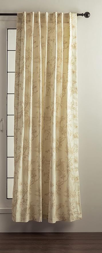 Maison d' Hermine Paradise-Almond 100% Cotton Curtain One Panel for Living Rooms Bedrooms Offices... | Amazon (US)