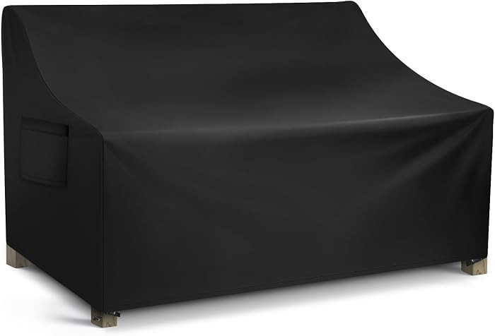WLEAFJ Patio Sofa Cover Waterproof, 2-Seater Patio Loveseat Cover, Heavy Duty Outdoor Couch Cover... | Amazon (US)