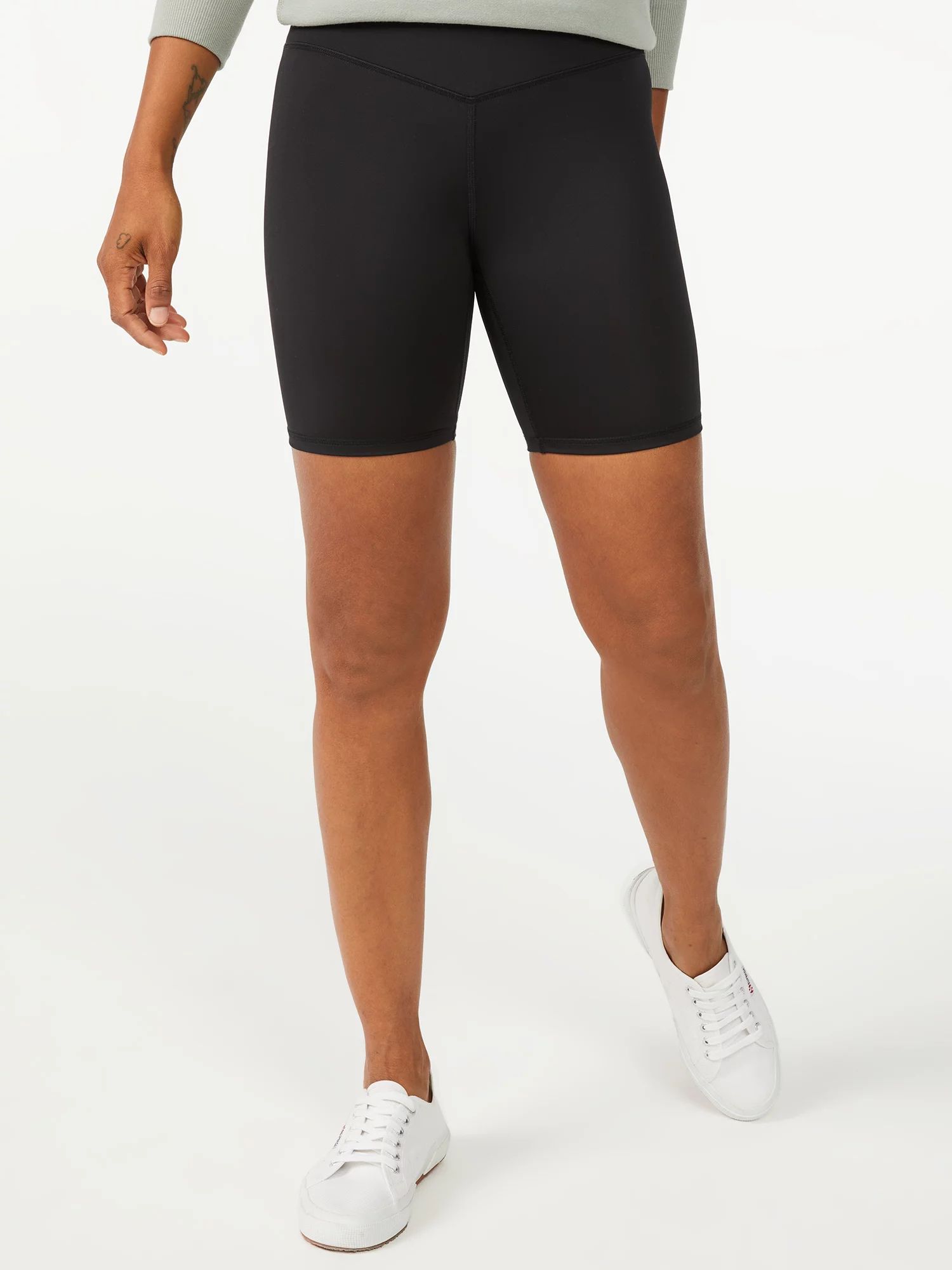 Free Assembly Women's High Waisted Bike Shorts | Walmart (US)