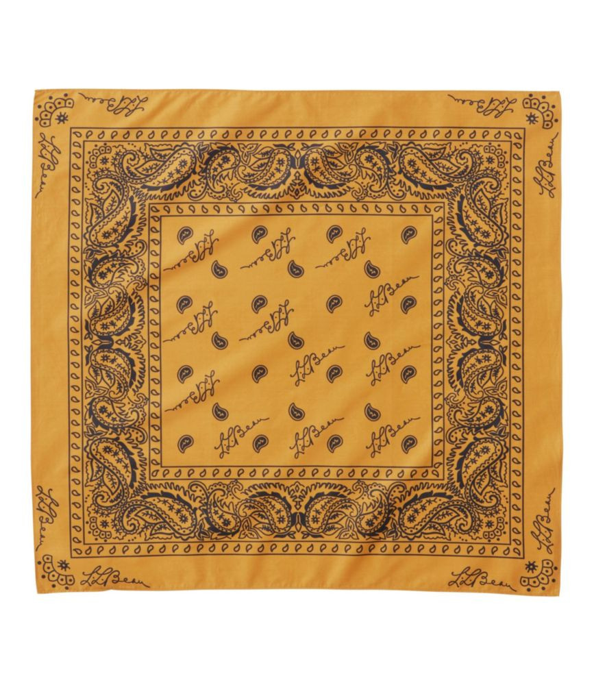 Adults' Signature Heritage Cotton Bandana Dark Amber L.L.Bean | L.L. Bean