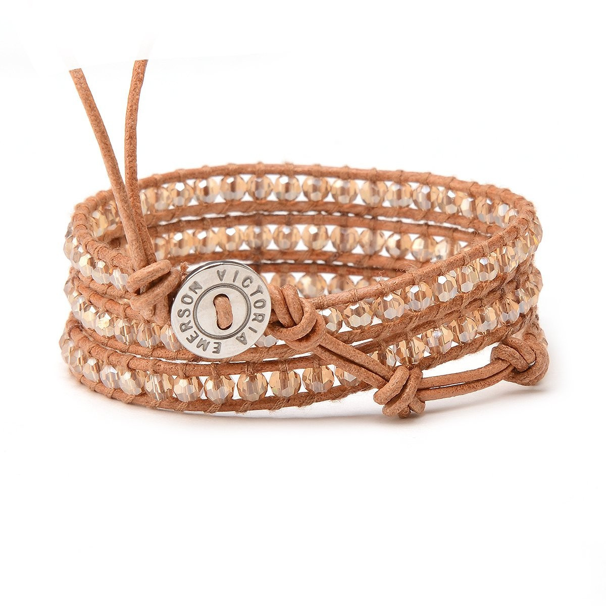 Champagne Crystals on Natural | Victoria Emerson