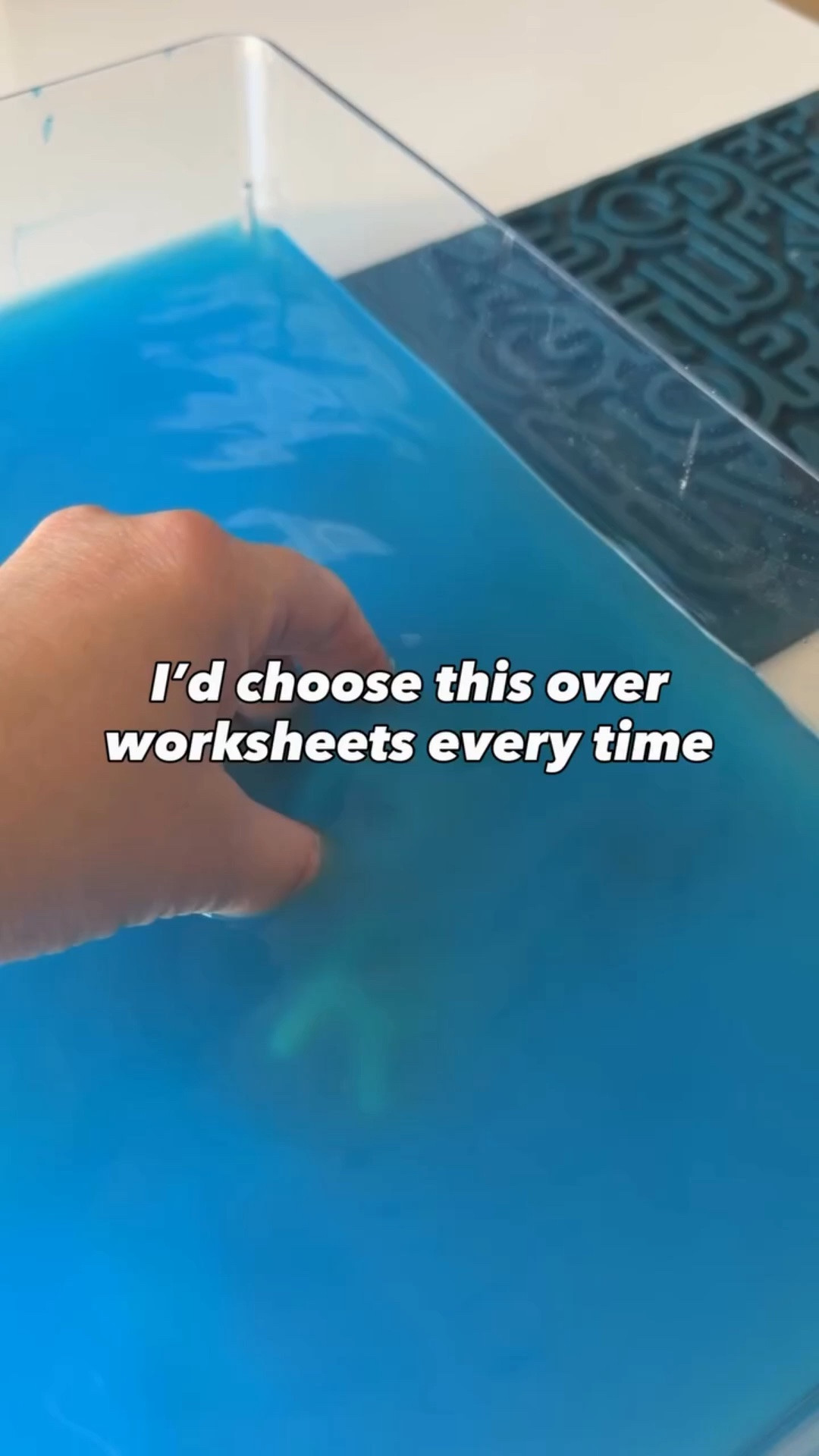I taught preschool for 15 years, and I’d choose hands-on letter learning over worksheets every time.

I love that children can trace each letter with their finger as they push it into place, strengthening the muscles needed for writing while building letter recognition. Since each letter only fits one way, they’re also getting practice with letter formation and orientation.

We paired it with mystery water (water, a sprinkle of cornstarch, and a few drops of food coloring) and made it even more fun by fishing for the letters with pipe cleaners before matching them to the board.

#LTKmomlife #LTKKids