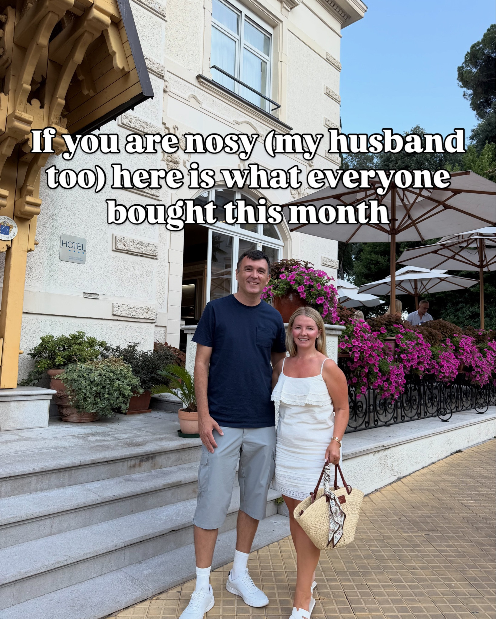 Apparently my husband was just as nosy as the rest of you 😂🤍 Here are the finds everyone loved most this month. Comment JULY and I’ll send you all the links!