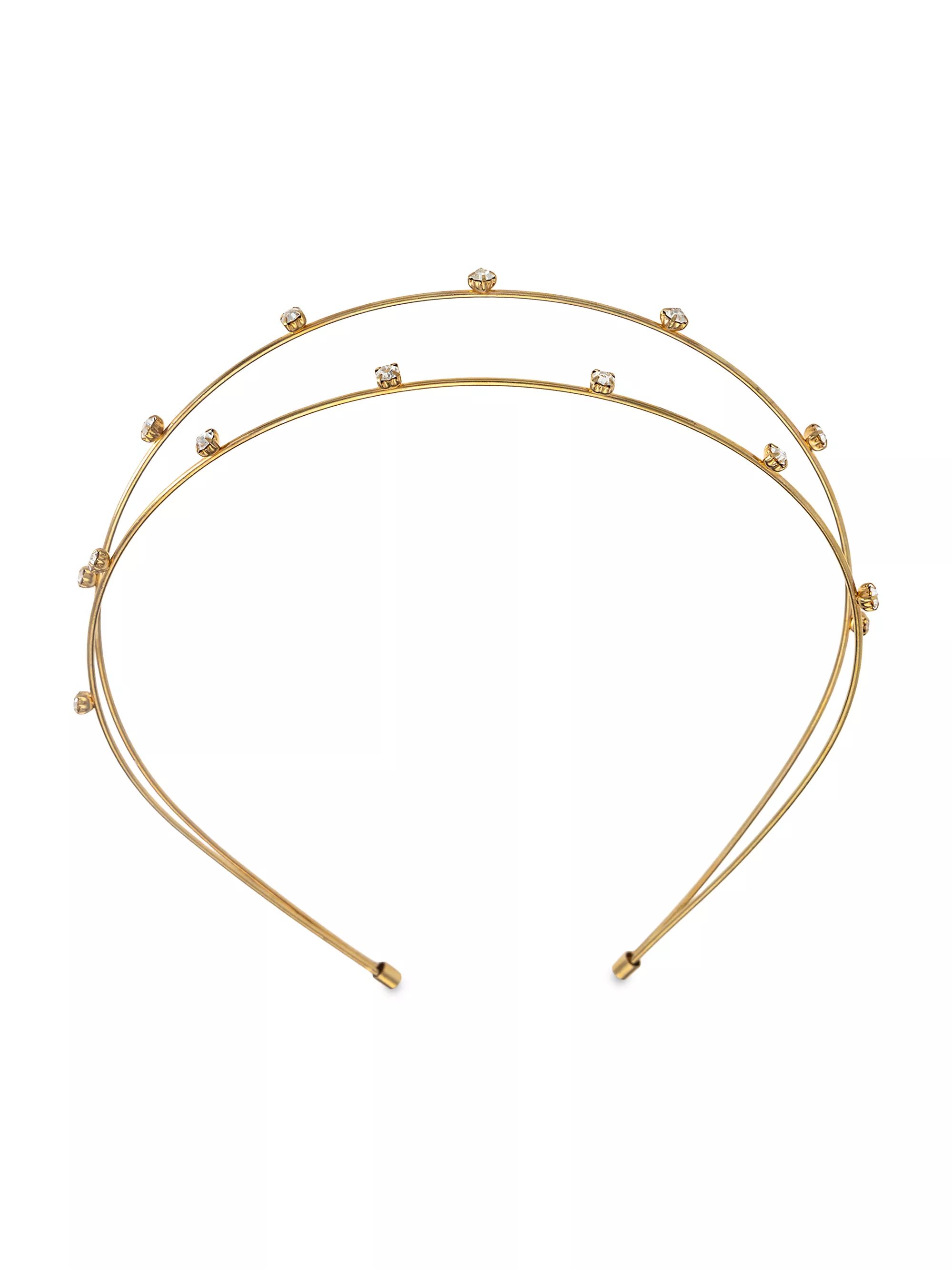 Delicate Goldtone Crystal Headband | Saks Fifth Avenue