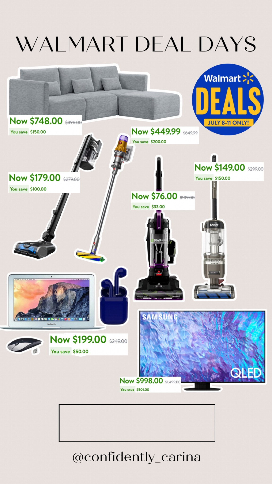 So many good vacuums are on sale at Walmart for Deal Days! This would be such a good purchase for the home!

#LTKSaleAlert #LTKHome #LTKSummerSales