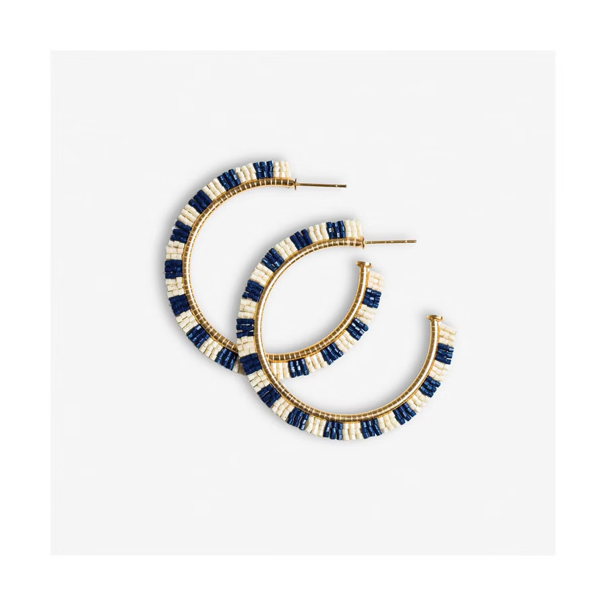 Ink+Alloy Nora Luxe Beaded Hoop Earrings | Target