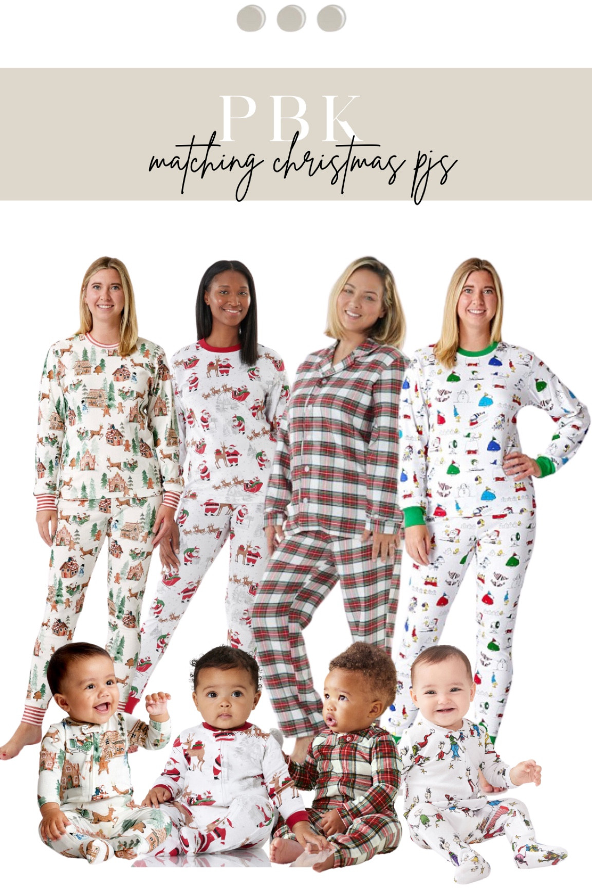 PBK—Matching Holiday Pjs!🎄

#pbk #pbkholidaypjs #pbkfinds #pbkchristmaspjs #potterybarnkids #matchingpjs #holidaymatchingpjs #mamaandmini #mamaandbaby #familymatchingpjs #christmaspjs #pajamas #holidaypajamas #seasonalpjs #familypjs #familychristmaspjs #outfits #styleideas #familychristmasphotos #christmasphotos #holidayphotos #cozyathome #comfypjs #christmas #christmaspajamas 

#LTKSeasonal #LTKfamily #LTKHoliday