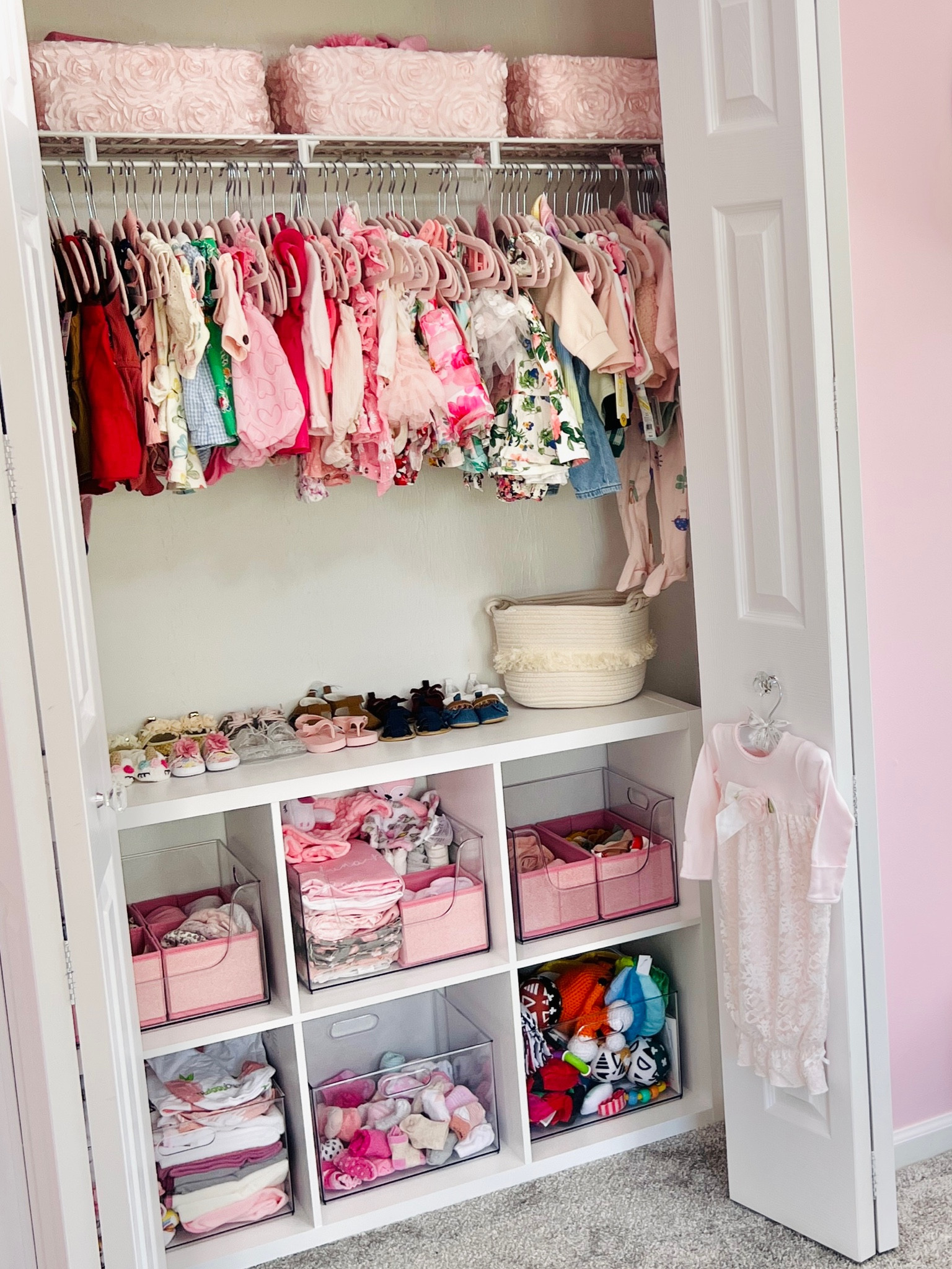 Nursery closet organization 


#LTKkids #LTKhome #LTKbaby