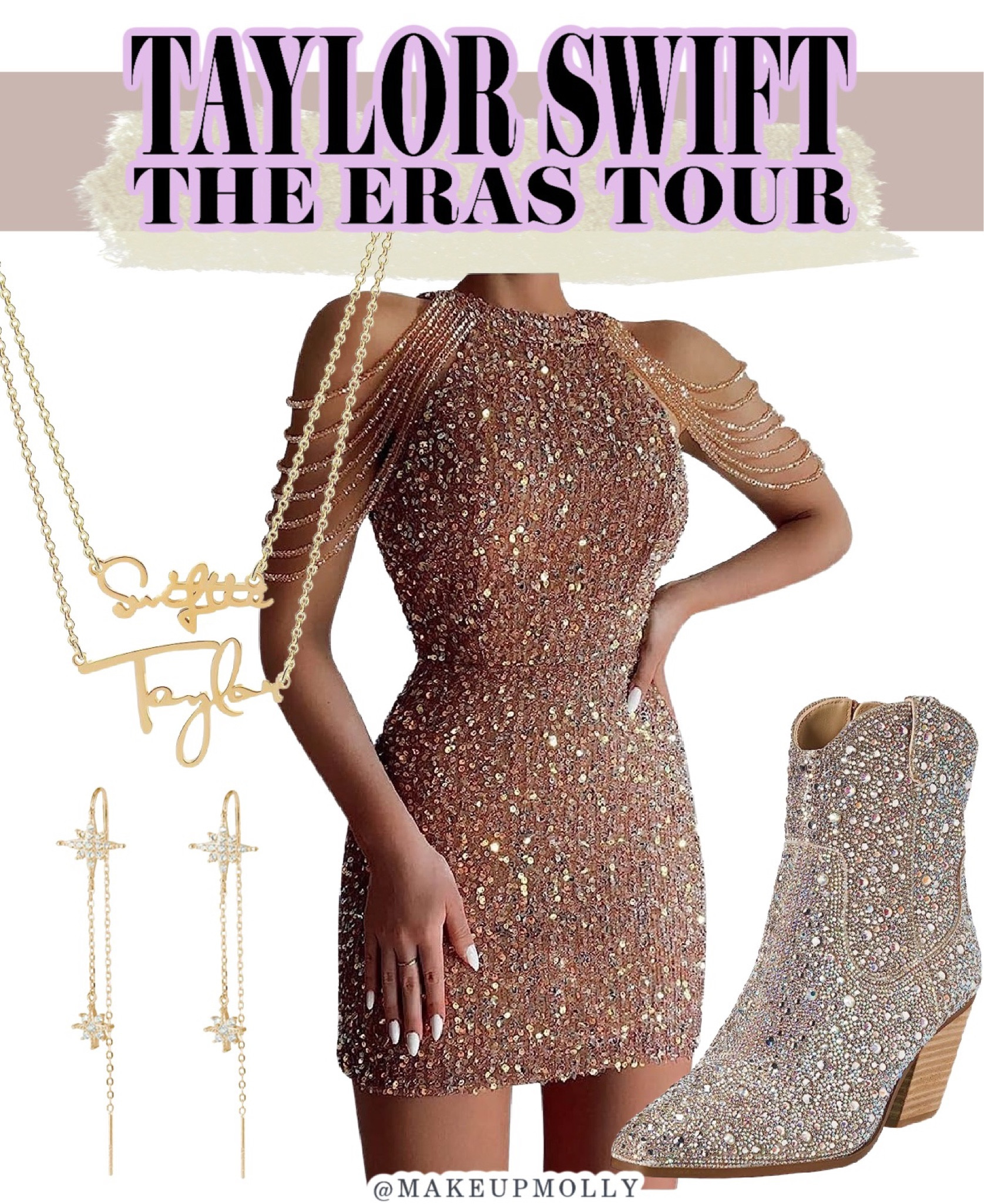 Taylor Swift Eras Tour Concert Outfit Ideas 💜
•
•
Taylor swift
Taylor swift concert outfit
Taylor swift concert 
Taylor swift outfit 
Taylor swift concert outfit amazon 
Taylor swift eras tour 
Taylor swift lover 
Taylor swift reputation 
Taylor swift 1889
Taylor swift eras 
Taylor swift amazon 
Amazon party dresses
Country concert outfit
Girly concert outfits 
Sequin dress
Sequin top 
Sequin blazer 
Sequin boots 
Sparkly dress
Fridge dress 
Rhinestone boots 
Black sparkly dress #LTKFestival 

#LTKtravel #LTKFind #LTKSeasonal