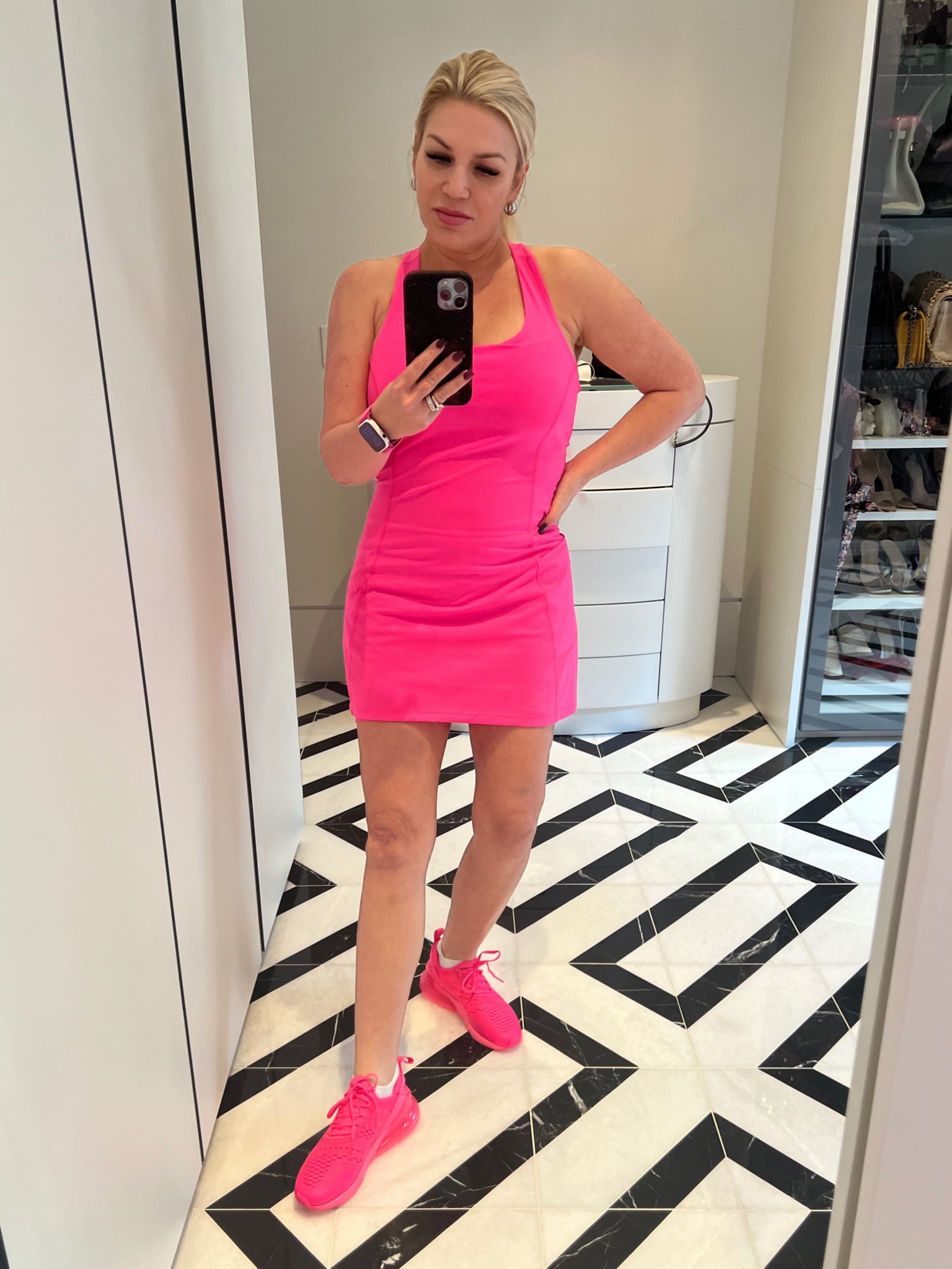 hot pink nike dress chicwrecked on LTK