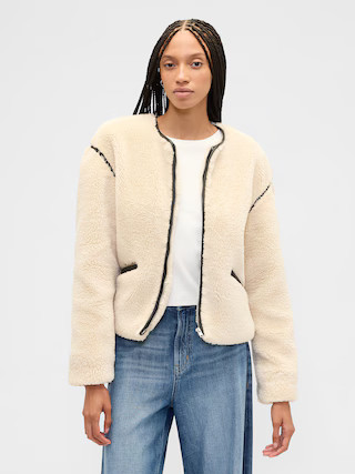Relaxed Sherpa Jacket | Gap Factory