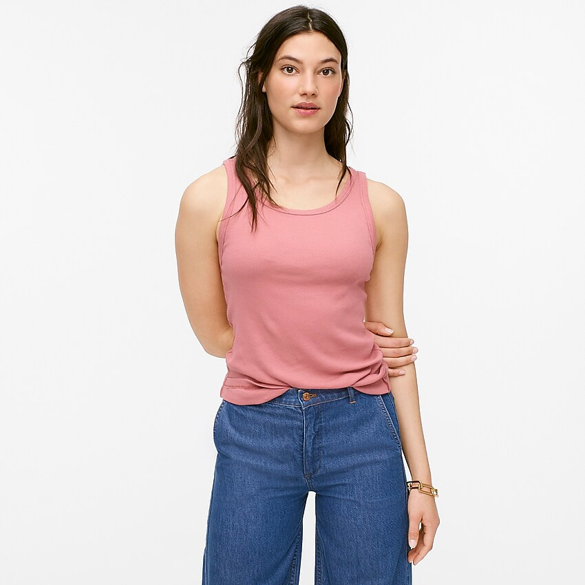 Ribbed cutaway tank | J. Crew US