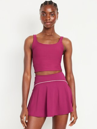 Light Support PowerSoft Longline Sports Bra | Old Navy (US)