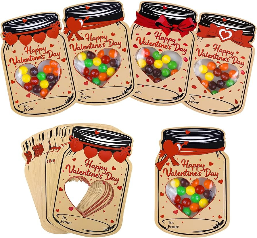 Valentines Cards for Kids - 60 Pack Happy Valentines Day Cards - Funny Valentine Gifts for classr... | Amazon (US)