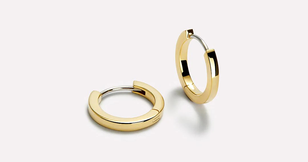 Gold Huggie Hoop Earrings - Huggie Hoops | Ana Luisa