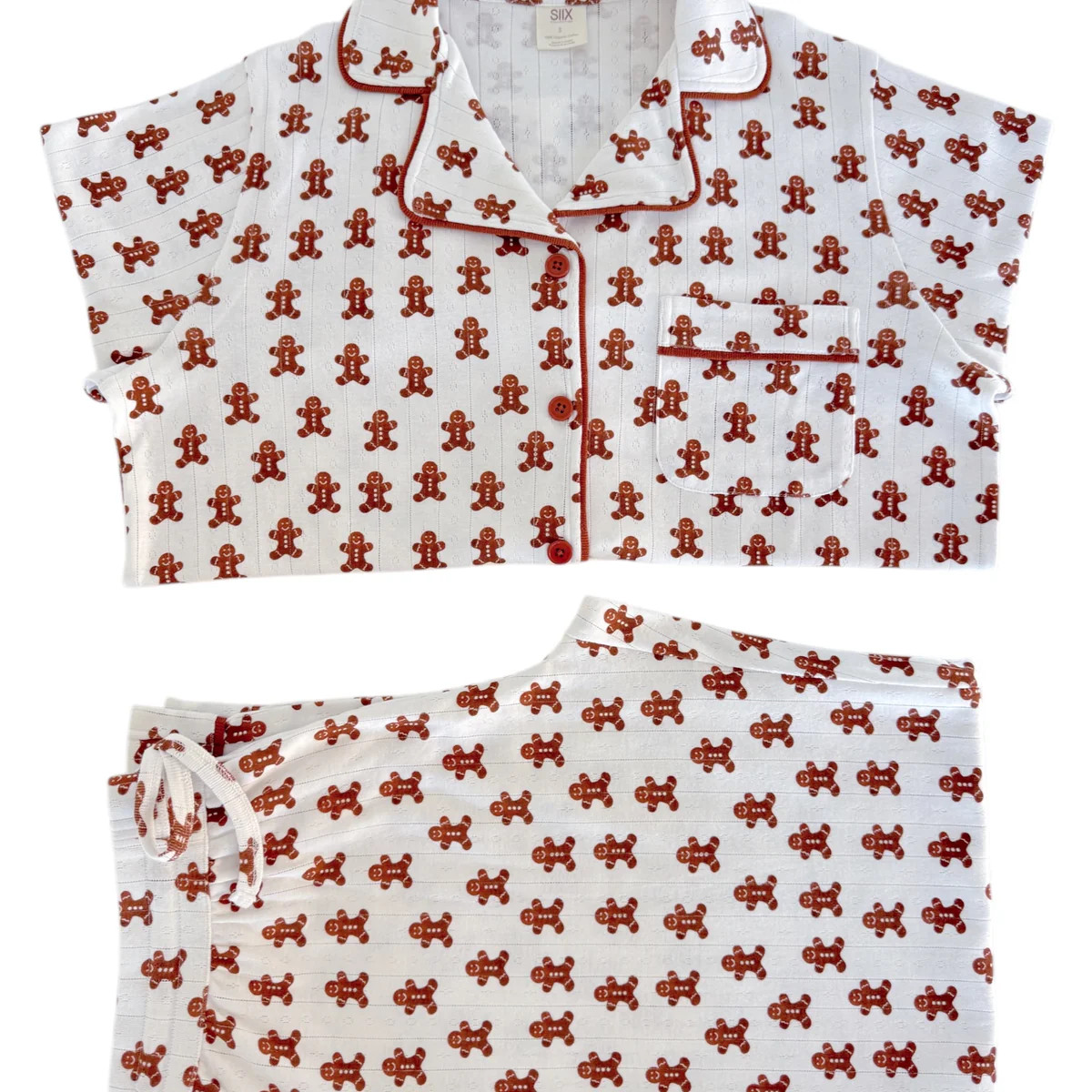 Gingerbread / Organic Pointelle Women's Lounge Set | SpearmintLOVE