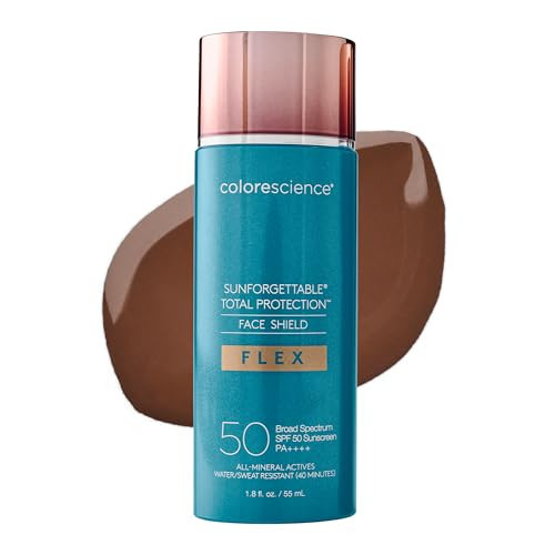 Colorescience Total Protection Face Shield Flex SPF 50, Zinc Oxide Formula, Rich Deep, 1.8 fl. oz. | Amazon (US)
