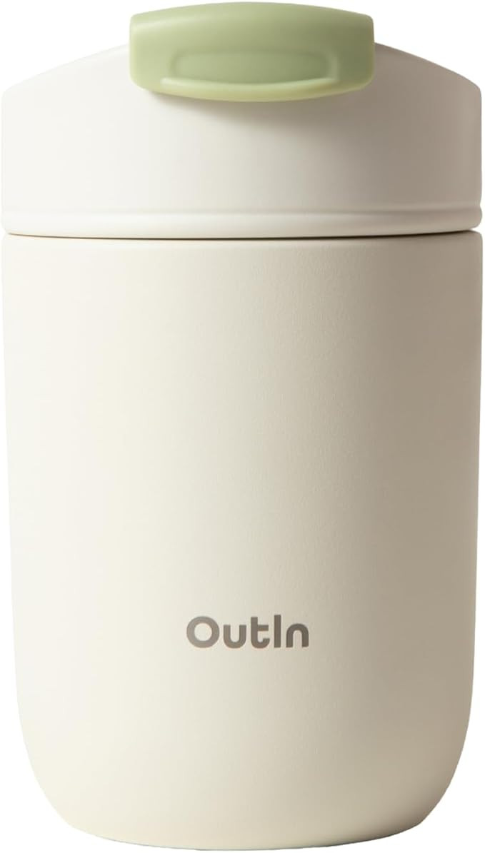 OutIn Travel Tumbler, Outdoor Insulated Coffee Tumbler with Leak-Proof Flip Lid, 12 oz Stainless ... | Amazon (US)