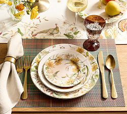 Bedford Harvest Stoneware Round Appetizer Plates - Set of 4 | Pottery Barn (US)