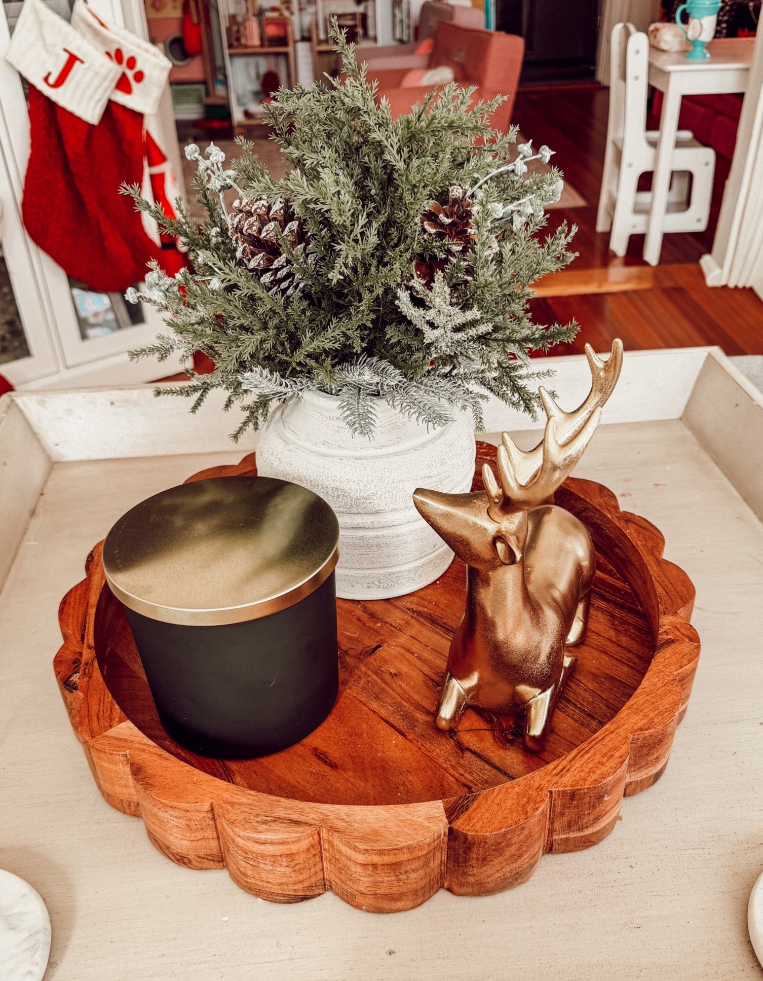 Festive tradition coffee table decor 🎄🦌

#LTKHome #LTKHoliday #LTKSeasonal
