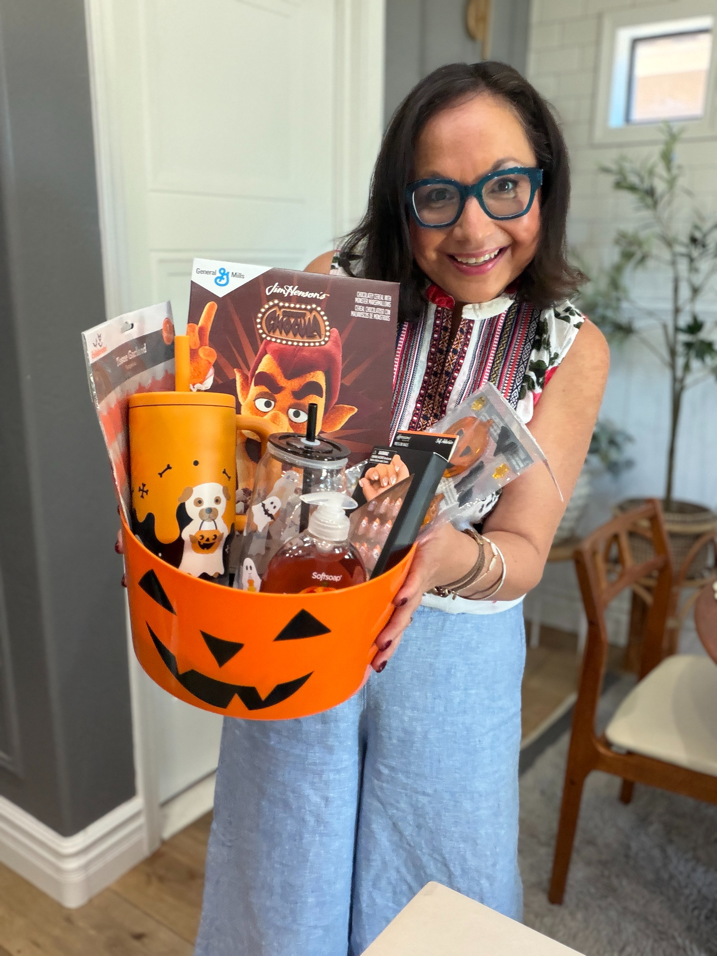 Make a Boo Basket with these Walmart finds! 

 