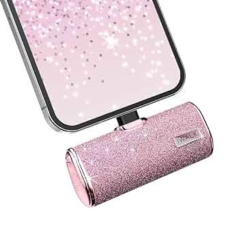 iWALK Small Portable Charger, Power Bank 4500mAh Ultra-Compact Sparkly Battery Pack Compatible wi... | Amazon (US)