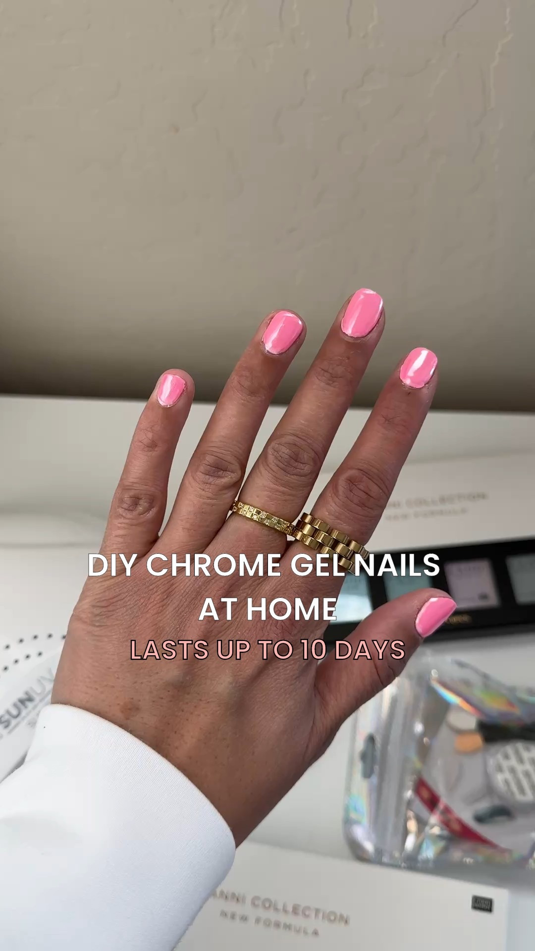 If you’re looking to do your nails at home, I found the perfect gel nail polish system that lasts up to 10 days. It’s easy to use and the gel nail polish comes in different color sets. I purchased the chrome finish separately. The LED curating light works really well.

These are the steps I take to cure my gel nails:
1: prep with dehydrator
2: use air dry primer
3: apply basecoat and cure for 90 seconds
4: apply gel, nail polish and cure for 90 seconds (I use two coats)
5: apply diamond topcoat, and cure for 10 seconds
6: apply chrome finish and cure for 60 seconds
7: apply diamond topcoat, and cure for 90 seconds

In total, it takes about 40 minutes to do the nails yourself if you’re doing someone else’s nails it takes about 20 minutes to do. Pro tip make sure you don’t get the nail polish on your cuticle or skin otherwise it may peel quicker.

#gelnails #nailpolish #DIY #beautyessentials 

#LTKBeauty #LTKstorytime #LTKWorkwear