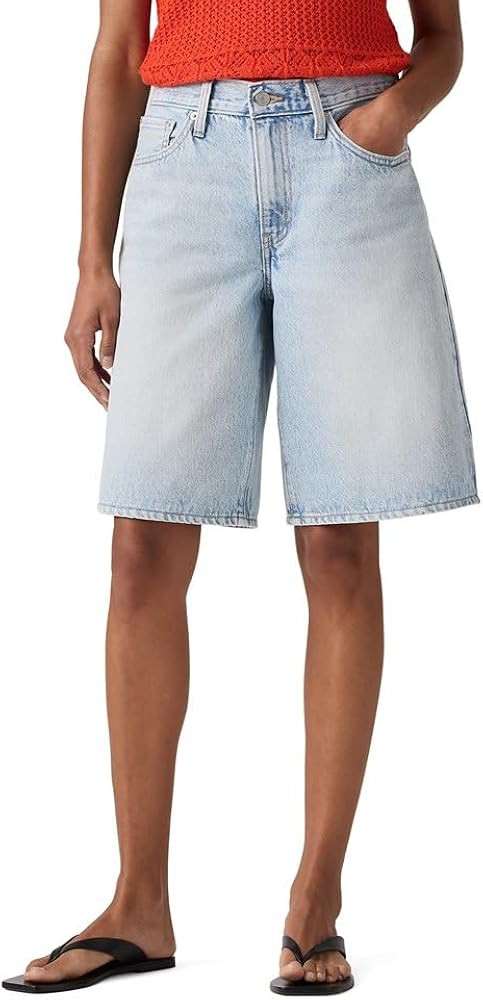 Levi's Women's Middy Jort, (New) Abraided Art (Non-Stretch), 27 : Amazon.ca: Clothing, Shoes & Ac... | Amazon (CA)