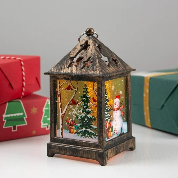 Gobestart Glowing Christmas Cabin Xmas House Glowing With Light For Christmas Party Decor - Walma... | Walmart (US)