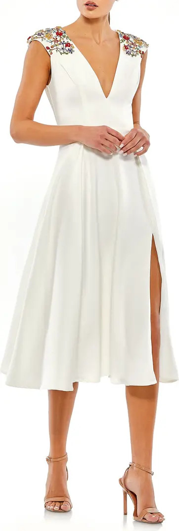 Beaded Cap Sleeve Cocktail Dress | Nordstrom