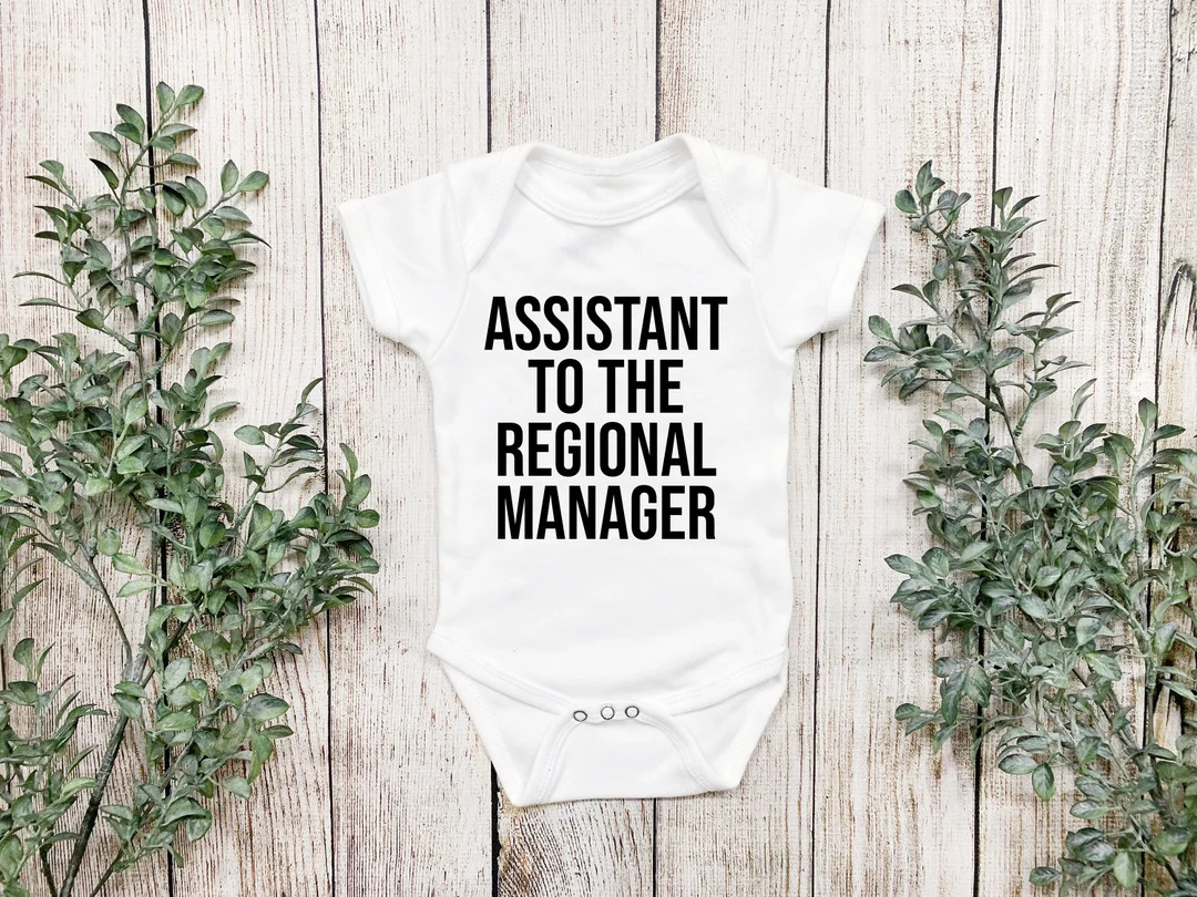 Assistant to the Regional Manager Onesie® The Office Onesie® Baby Onesie®, The Office Fan, Mic... | Etsy (US)