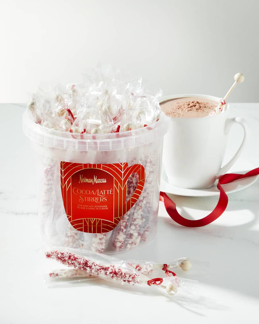 Neiman Marcus Peppermint Stirrers 30-Pack Bucket | Neiman Marcus