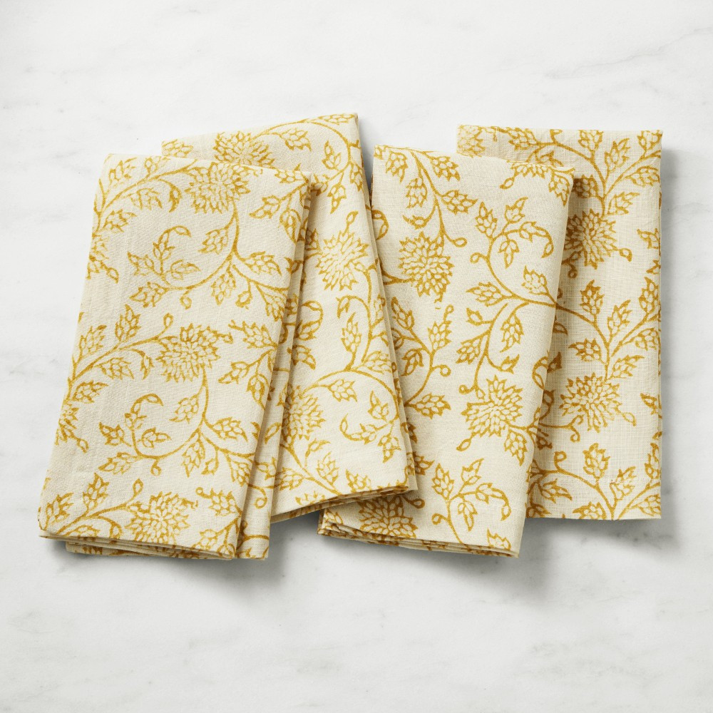 Dahlia Napkins, Set of 4 | Williams-Sonoma