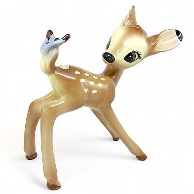 Disney Evan K Shaw American Pottery Bambi Figurine Butterfly Large 7 3/4" Vtg  | eBay | eBay US