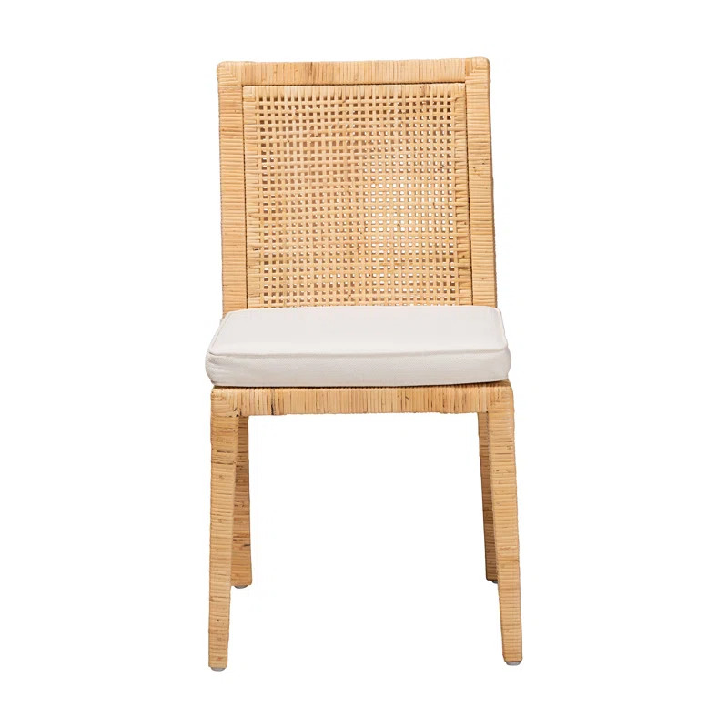 Bayou Breeze Haxby Rattan Side chair in Brown & Reviews | Wayfair | Wayfair North America