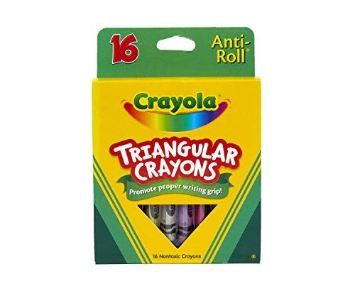 Crayola Triangular Crayons, Toddler Crayons, Coloring Gift for Kids Assorted, 7/16 X 4 in | Amazon (US)
