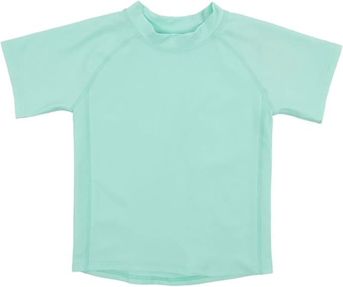 Leveret Short Sleeve Baby Boys Girls Rash Guard Sun Protected UPF + 50 Kids & Toddler Swim Shirt ... | Amazon (US)