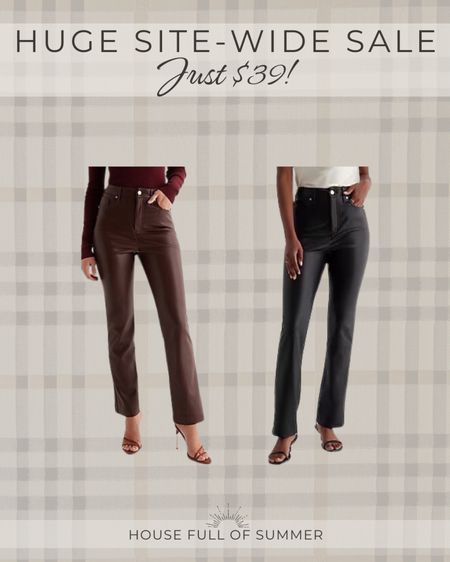 Just ordered these faux leather pants in brown! Unbearable sale prices right now 
Slacks, high waisted pants, fall work outfits
Office style for winter 
Express 

#LTKfindsunder50 #LTKsalealert